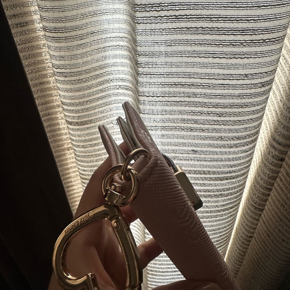 Tan Compact Leather Wallet with Gold Clasp - Picture 2 of 8